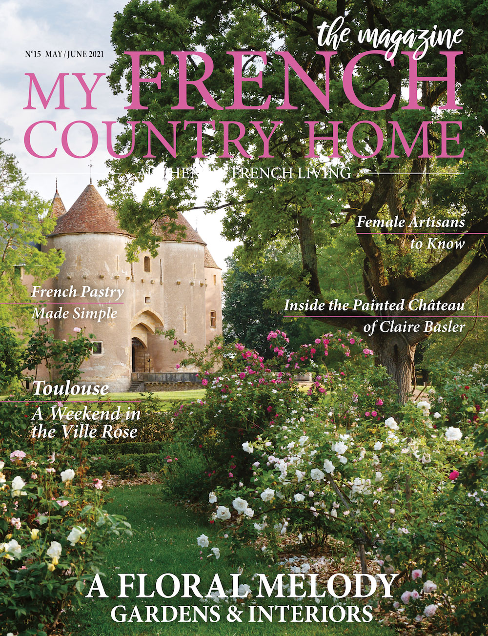 My French Country Home, May-June 2021, Magazine Cover Image