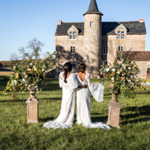 Corrina Tough Photography Chateau Cambayrac, Autumn chateau Wedding with rust coloured roses
